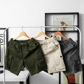 PROMO [100 rb Dapat 3pcs ] CELANA CARGO PENDEK PRIA CASUAL PANTAI SURFING