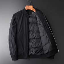JAKET BOMBER PRIA WATERPROOF / WINDPROOF TEBAL DAN HANGAT