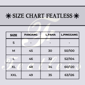 Size celana