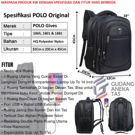Spesifikasi tas