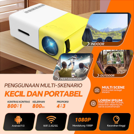 YG300 Proyektor Mini Portable Hp Android