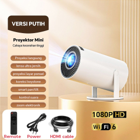 YG300 Proyektor Mini Portable Hp Android Warna Putih