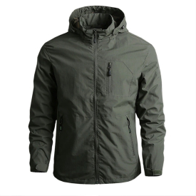 Jaket larisko black tampak depan