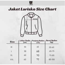 Size Jaket larisko