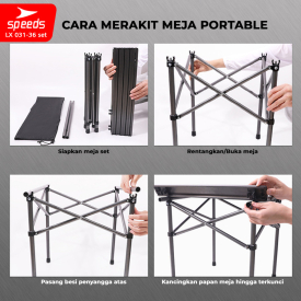 Cara merakit meja