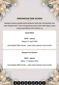 Undangan Digital dan Acara