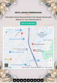 Peta lokasi undangan digital