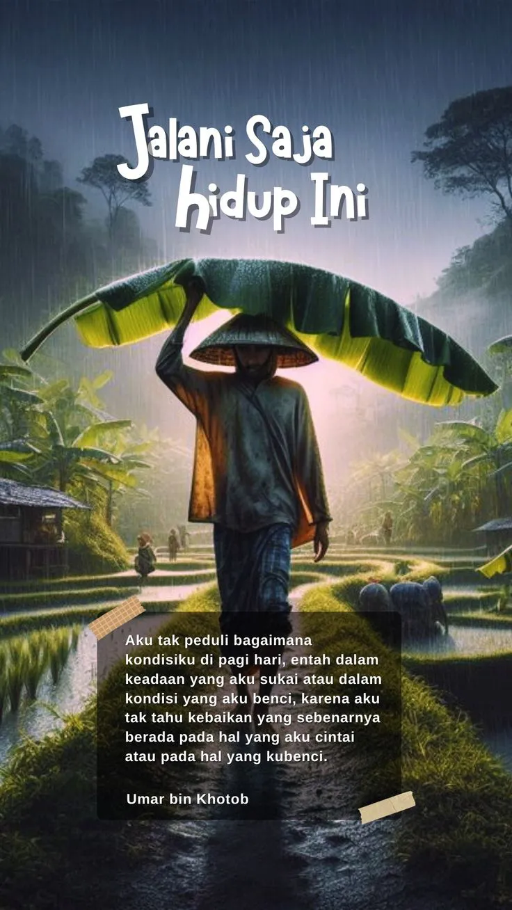 jalani saja hidup ini