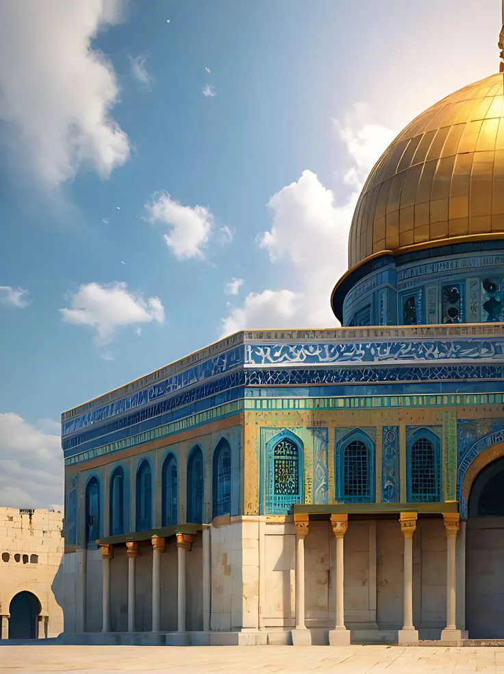 The Dome of the Rock (Qubbat al-Sakhra) Mosque