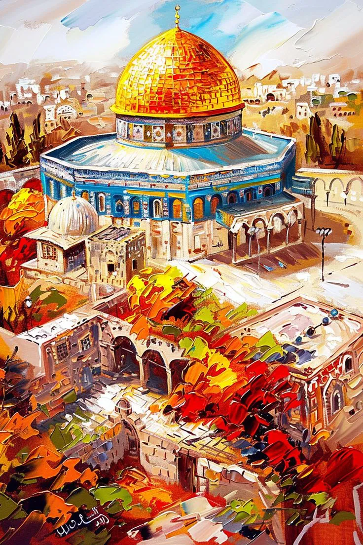 Dome of the Rock Intricate Artistic Vision