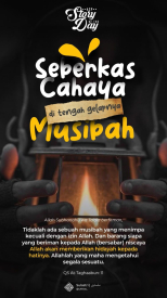 Seberkas Cahaya ditengah gelanpnya musibah motivation islam