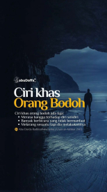 Ciri khas orang bodoh ada 3 jenis
