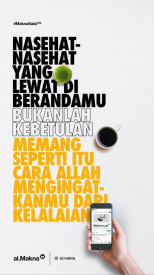 Setiap Nasehat yang baik lewat beranda media sosialmu bukanlah sebuah kebetulan bisa jadi seperti itu Allah memberi peringatan padamu